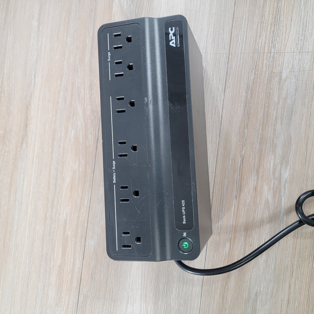 APC Back-UPS 425 Battery Backup Surge Protector - BE425M